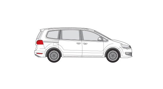 Volkswagen Multivan automaat - 7 persoons of vergelijkbaar