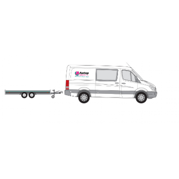 BE Oprij combinatie/Autoambulance (maximaal 1.200 kg) of vergelijkbaar